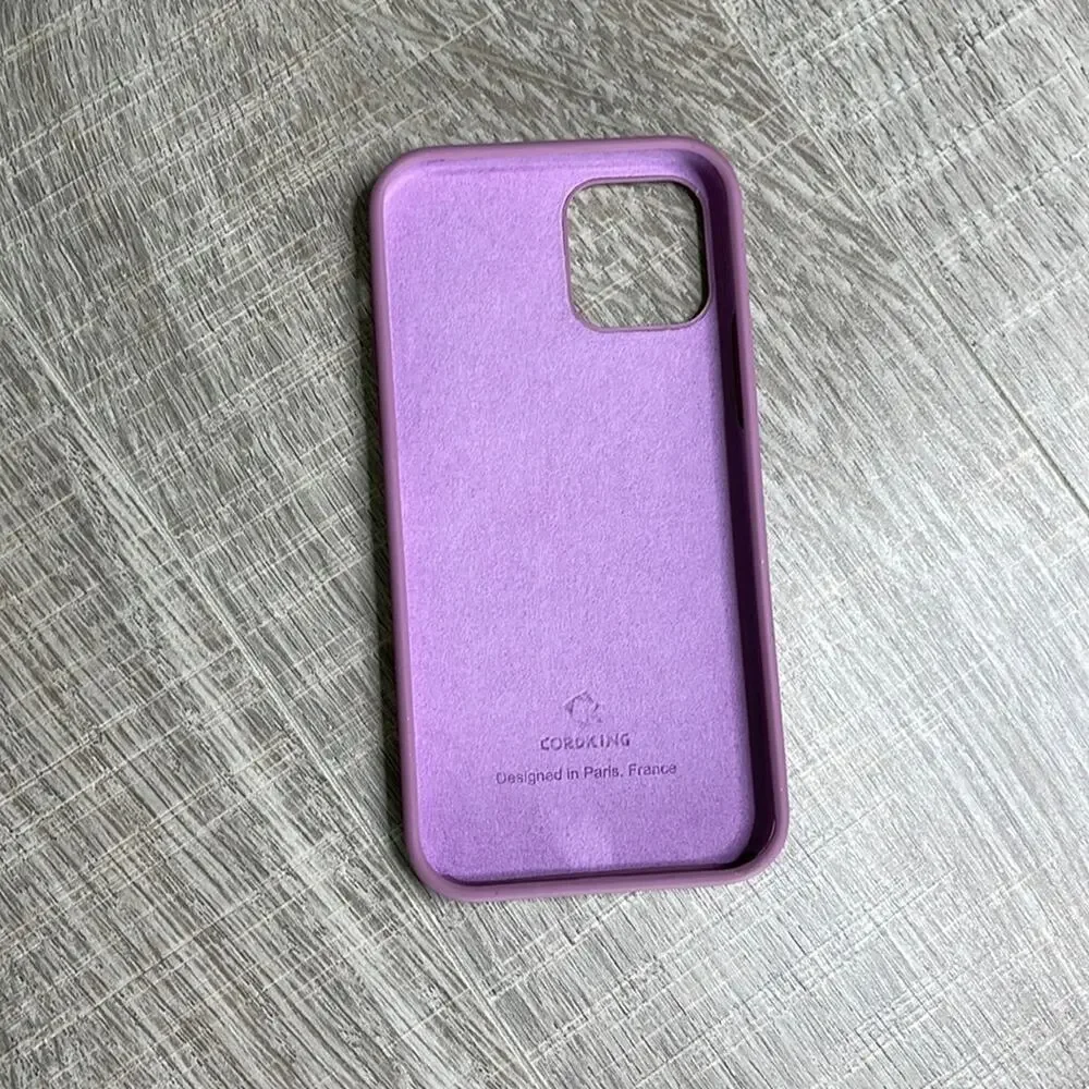 Cord King iPhone 12 Lavender Purple Silicone Protective Case